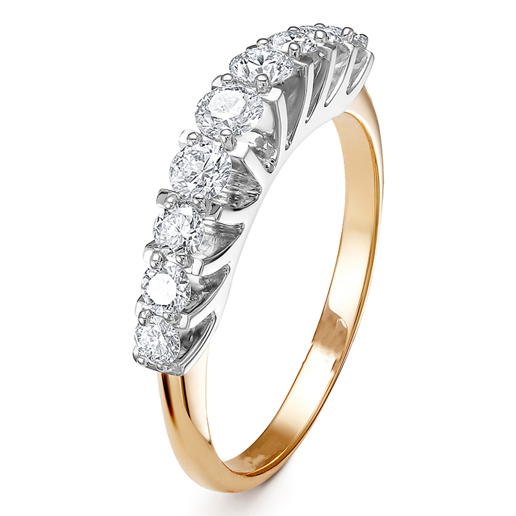 Кольцо, золото, бриллиант, 3573-110
